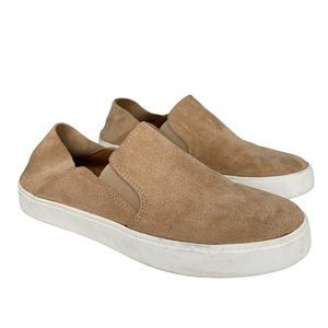 Steve Madden Fayna Women’s Tan Slip On Suede Casual Sneakers Shoes